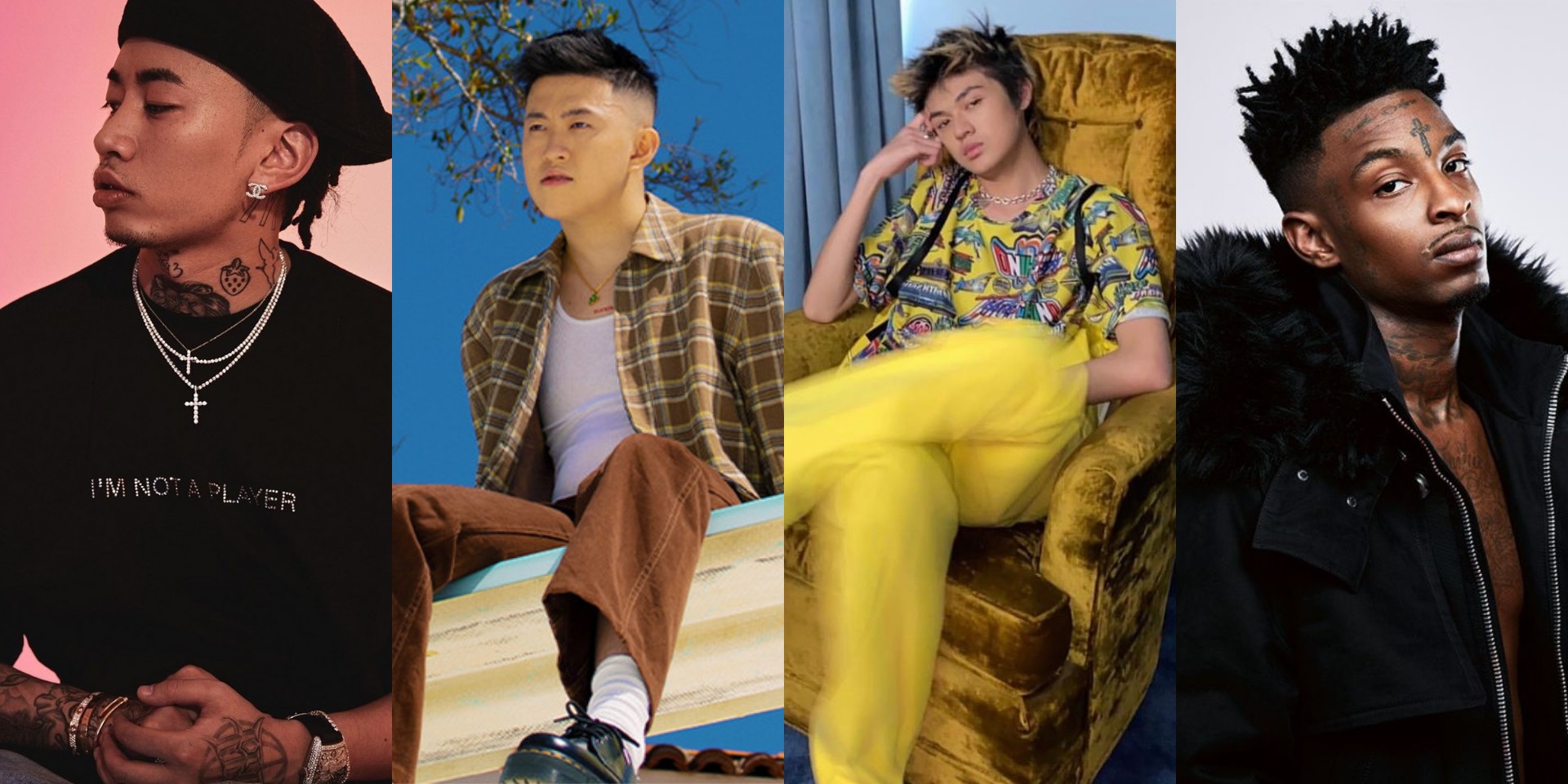 Rich Brian, Warren Hue, Higher Brothers' Masiwei, and 21 Savage join